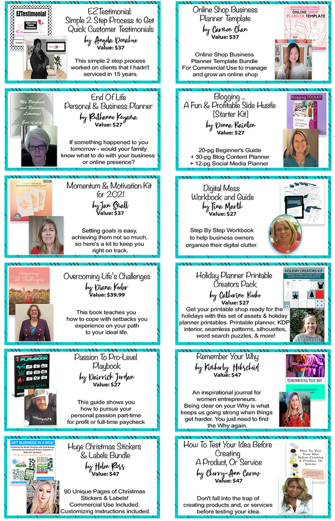 CHECK OUT THE UPGRADED BUNDLE IN THE START YOUR SIDE HUSTLE EVENT!