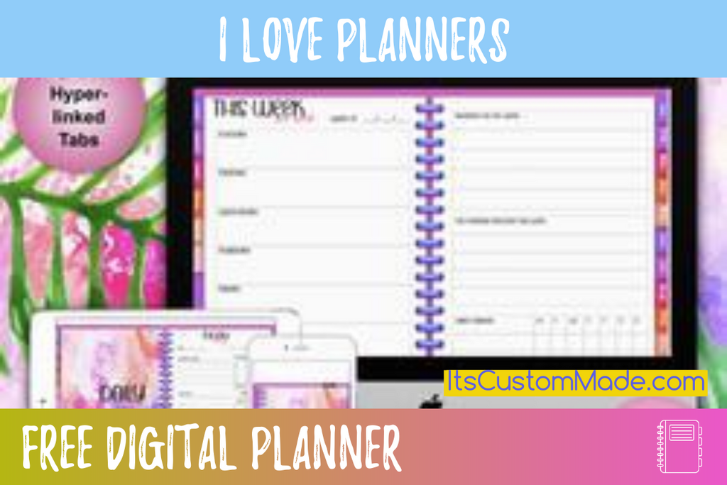 FREE DIGITAL PLANNER - IF YOU ARE NEW TO DIGITAL PLANNERS, TRY THE EXPERIENCE ON US FOR FREE!