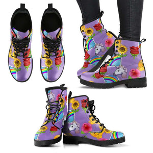 Emoji Happy Place Womens Leather Boots