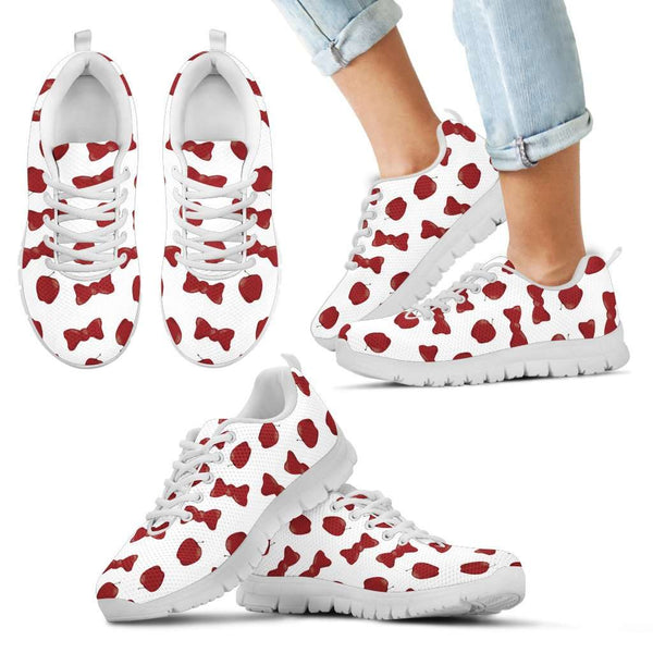 Snow White Apples And Bows Kids Sneakers