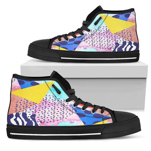 80's Fashion Trend Womens High Top Shoes - STUDIO 11 COUTURE