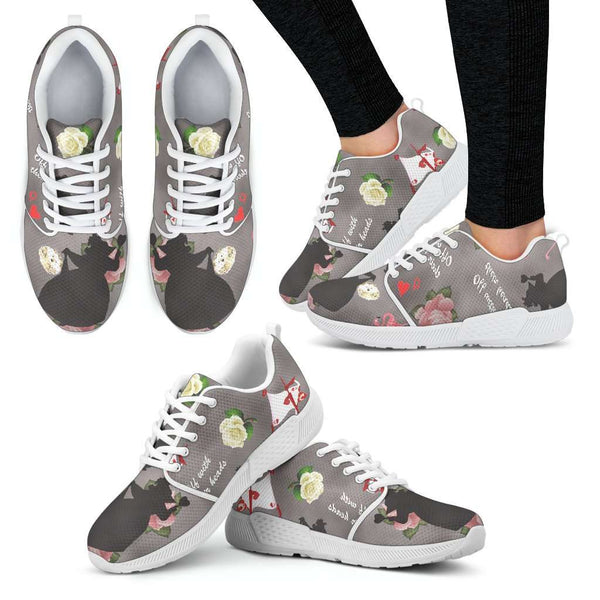 Queen Of Hearts Womens Athletic Sneakers