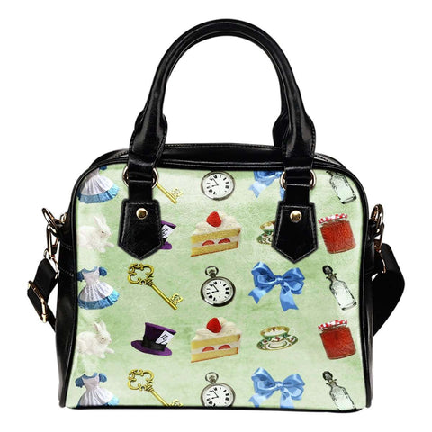 Alice In Wonderland Alice Paper 3 Shoulder Handbag - STUDIO 11 COUTURE