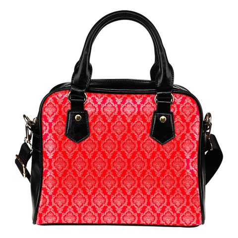 Betty Boop Themed Design B7 Women Fashion Shoulder Handbag Black Vegan Faux Leather