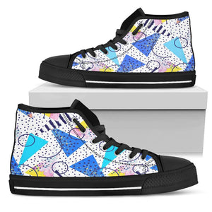 80's Fashion Womens High Top Shoes - STUDIO 11 COUTURE