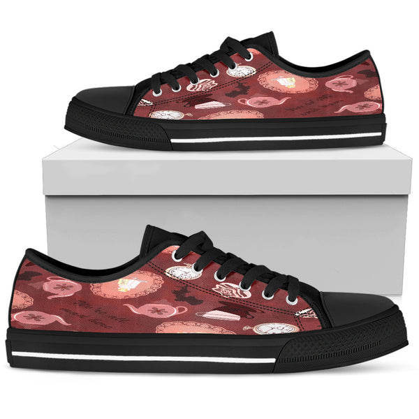 The Mad Hatter Womens Low Top Shoes - STUDIO 11 COUTURE