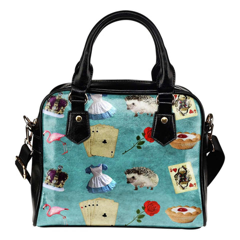 Alice In Wonderland Alice Paper 10 Shoulder Handbag - STUDIO 11 COUTURE