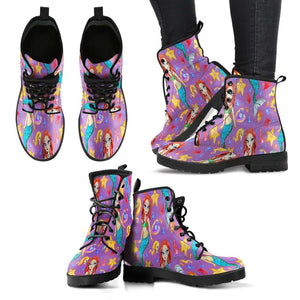Mermaid Womens Leather Boots - STUDIO 11 COUTURE