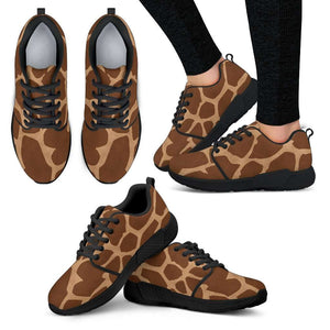 Giraffe Skin Womens Athletic Sneakers - STUDIO 11 COUTURE