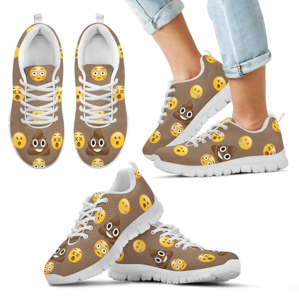Emoji Poop Kids Sneakers