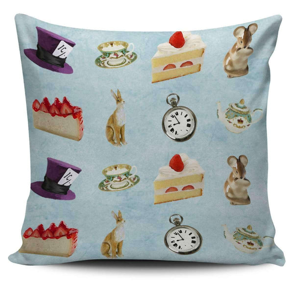 Alice in Wonderland and Mad Hatter Pillow Case - STUDIO 11 COUTURE