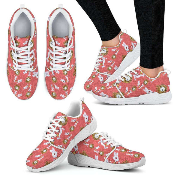 White Rabbit And Watch Womens Athletic Sneakers - STUDIO 11 COUTURE