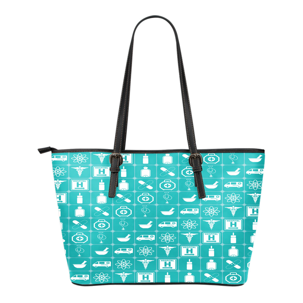 Doctor Themed Design C4 Women Large Leather Tote Bag