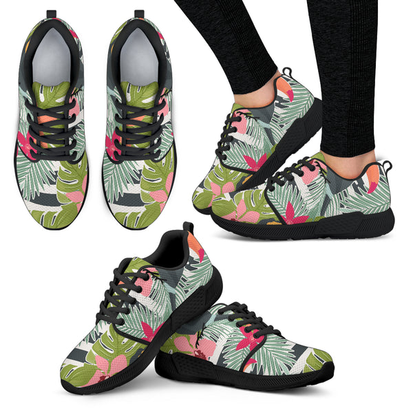 Tropical Large Tucan Bird Women Athletic Sneakers