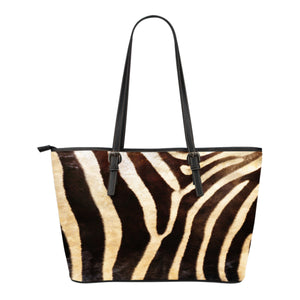 Animal Skin Texture Themed Design C7 Women Small Leather Tote Bag