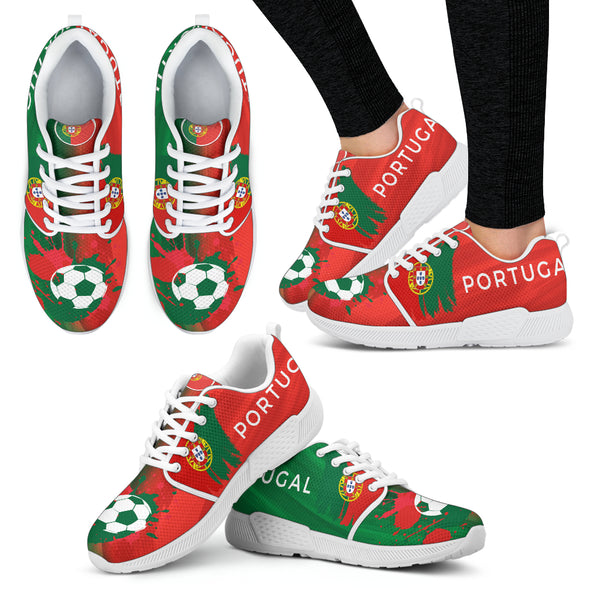 2018 FIFA World Cup Portugal Womens Athletic Sneakers - STUDIO 11 COUTURE