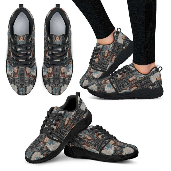 Beauty And The Beast Bell Womens Athletic Sneakers
