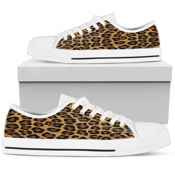 Leopard Skin Womens Low Top Shoes - STUDIO 11 COUTURE