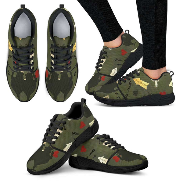 Tweedle Twin Womens Athletic Sneakers - STUDIO 11 COUTURE