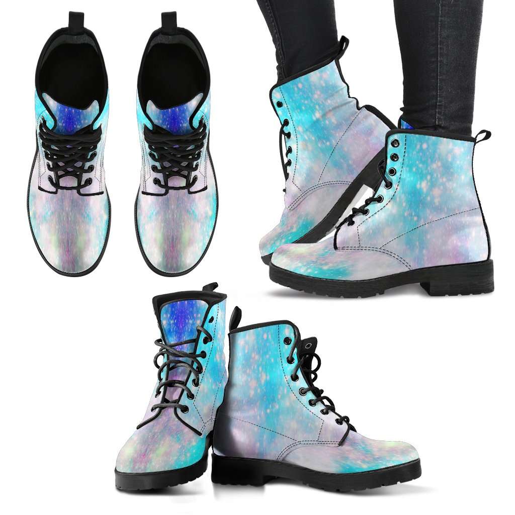 Galaxy Pastel Womens Leather Boots - STUDIO 11 COUTURE