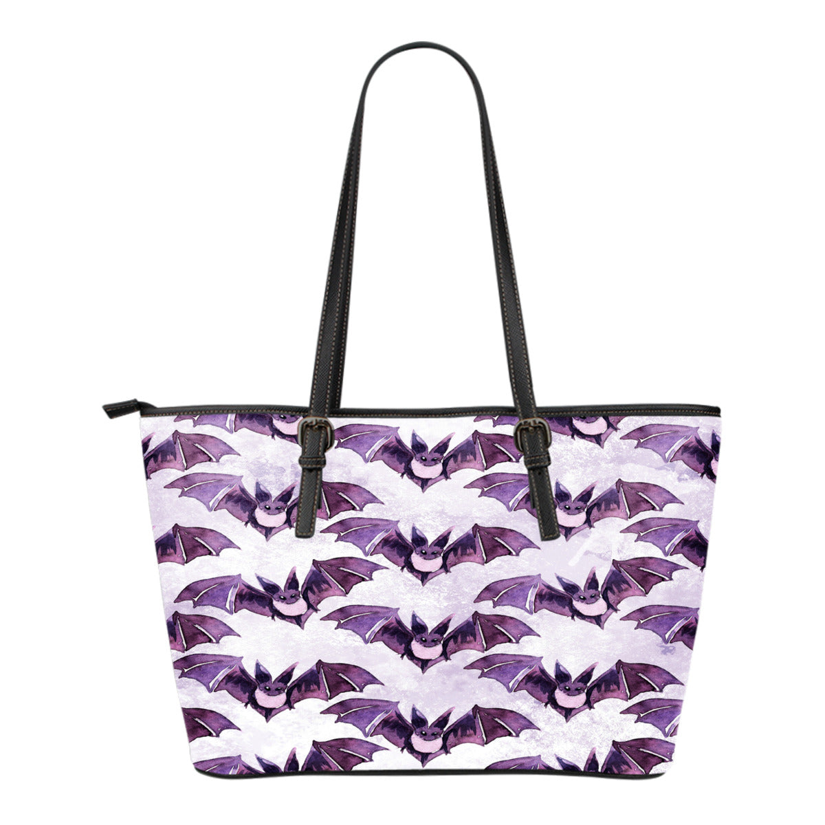 Witch Themed Design C15 Women Small Leather Tote Bag