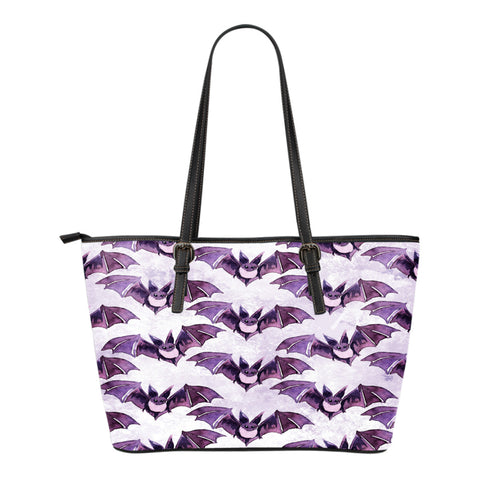 Witch Themed Design C15 Women Small Leather Tote Bag
