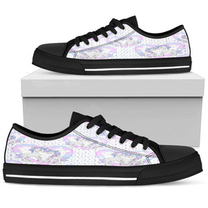 Unicorn In Love Heart Womens Low Top Shoes - STUDIO 11 COUTURE