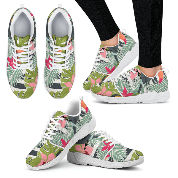 Tropical Large Tucan Bird Women Athletic Sneakers