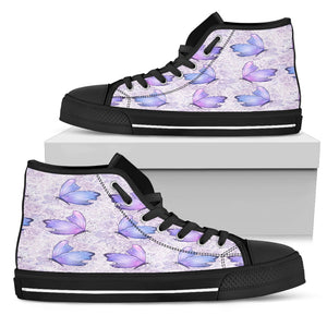 Lady Butterfly Women High Top Shoes