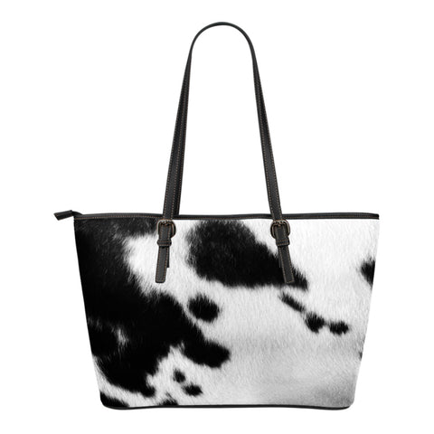 Animal Skin Texture Themed Design C5 Women Small Leather Tote Bag