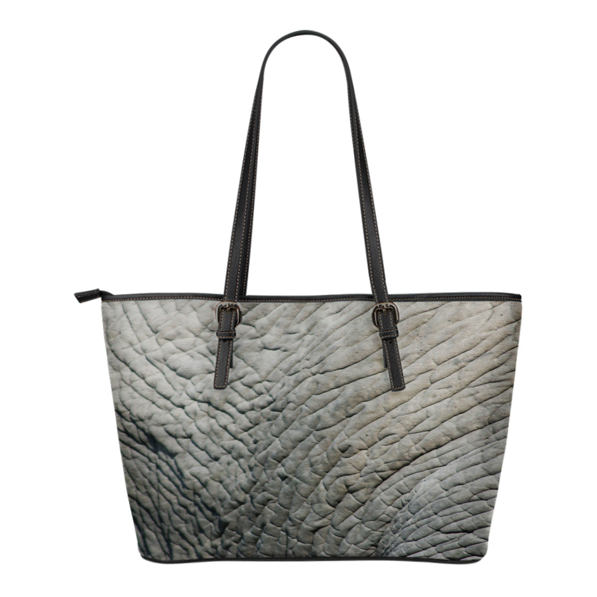 Animal Skin Texture Themed Design C8 Women Small Leather Tote Bag