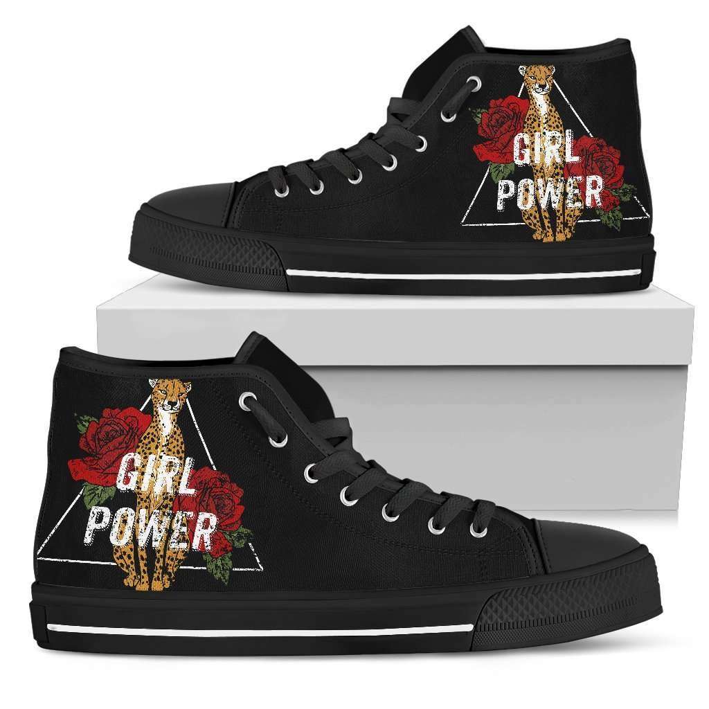 Girl Power Womens High Top Shoes - STUDIO 11 COUTURE