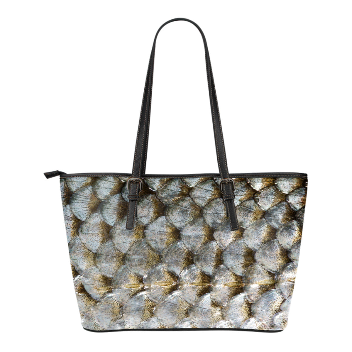Animal Skin Texture Themed Design C3 Women Small Leather Tote Bag