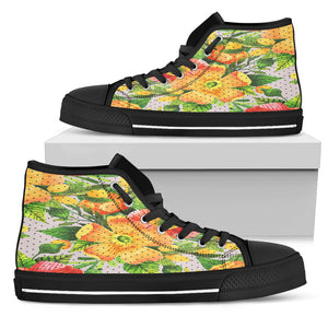 Amazing Floral Spring Women High Top Shoes