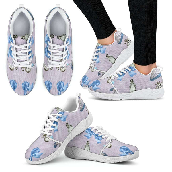 Alice In Wonderland Womens Athletic Sneakers