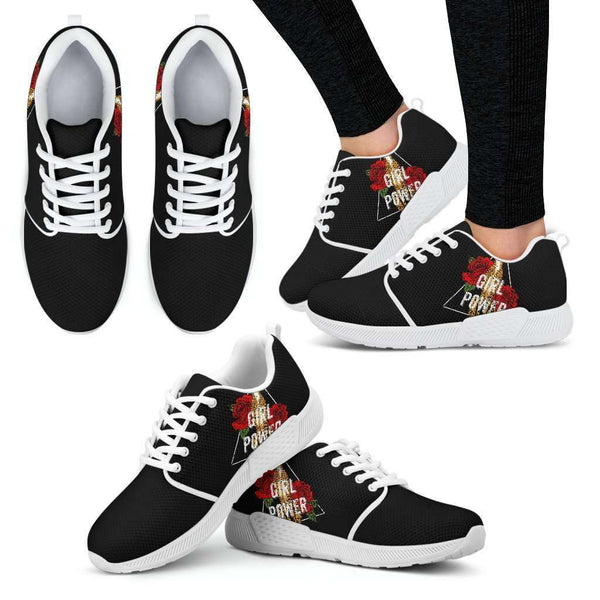 Girl Power Womens Athletic Sneakers - STUDIO 11 COUTURE