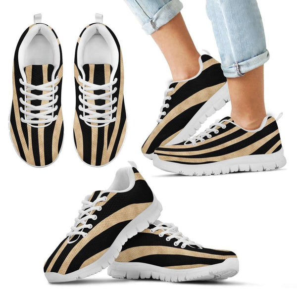 Zebra Skin Kids Sneakers - STUDIO 11 COUTURE