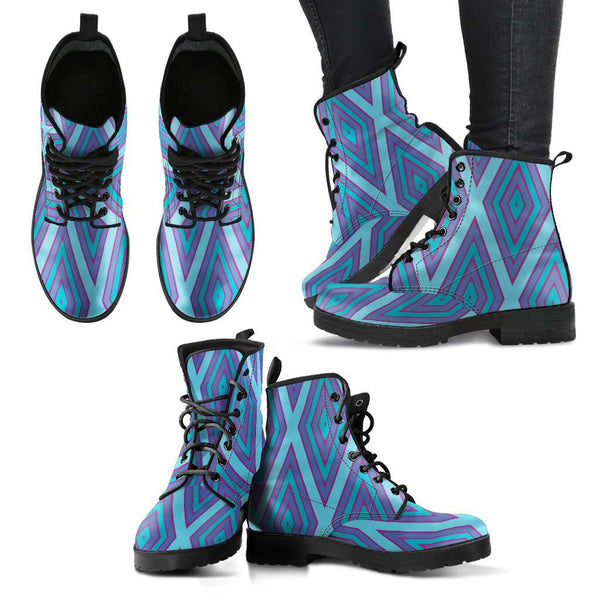 Frozen Diamond Womens Leather Boots