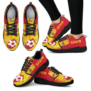 2018 FIFA World Cup Spain Womens Athletic Sneakers - STUDIO 11 COUTURE