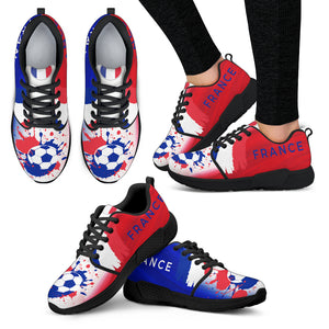 2018 FIFA World Cup France Womens Athletic Sneakers - STUDIO 11 COUTURE