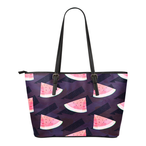 Fruits Themed Design C13 Women Large Leather Tote Bag