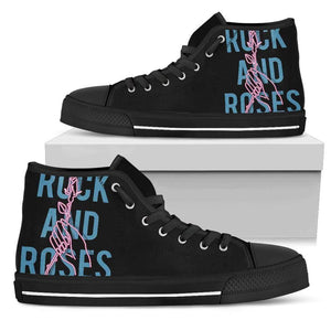 Rock And Roses Womens High Top Shoes