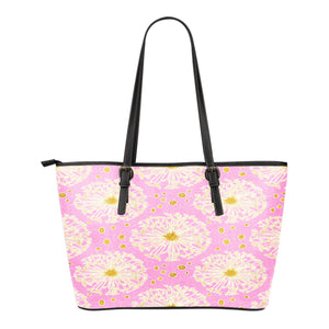 Floral Springs 3 Themed Design C12 Women Large Leather Tote Bag