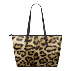 Animal Skin Texture Themed Design C6 Women Small Leather Tote Bag