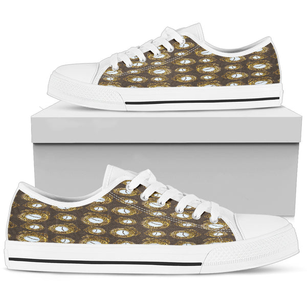 White Rabbit Watch Womens Low Top Shoes - STUDIO 11 COUTURE