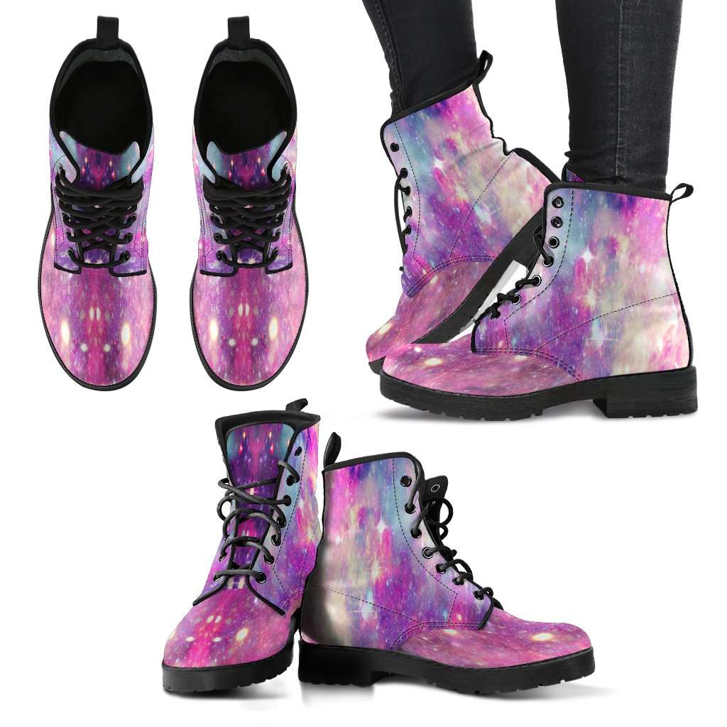 Galaxy Pastel Womens Leather Boots - STUDIO 11 COUTURE