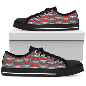Hearts and Diamonds Women Low Top Shoes