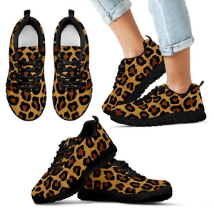 Leopard Skin Kids Sneakers - STUDIO 11 COUTURE