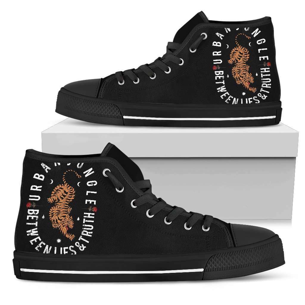 Tiger Womens High Top Shoes - STUDIO 11 COUTURE