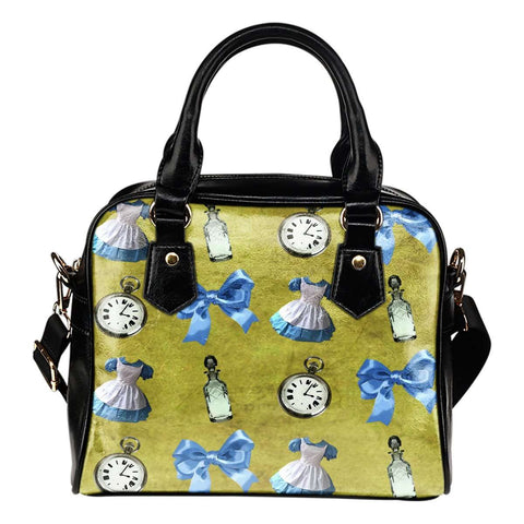 Alice In Wonderland Alice Paper 2 Shoulder Handbag - STUDIO 11 COUTURE
